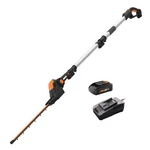 20 Inch Cordless Hedge Trimmer Adjustable Pole 12 Feet Reach Laser Cut Blade. Fixed Price $175.90.