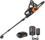 Worx WG323 20V Cordless Pole Chain Saw. Fixed Price $122.95.