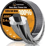 Weed Eater String, 095'' Heavy Duty Trimmer Line, Twisted Dual Core. Fixed Price $18.57.