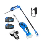 Azzuno Pole Hedge Trimmer Cordless, 14.5FT Max Reach Electric Grass Shears Sh.... Fixed Price $112.01.