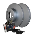 Front Brake Kit 324MM Disc Rotors Bosch Semi-met Pads For Bmw E60 525I L6 Sedan. Fixed Price $173.95.