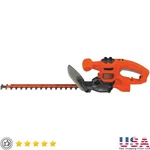 Corded Electric Hedge Trimmer Dual Action Blade 16 Inch 3 Amp Motor Lightweight. Fixed Price $78.40.