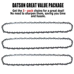 Pack 10" For Hyper-tough Chainsaw Blade 20V Max 40DL HT19-401-003-11. Fixed Price $23.99.