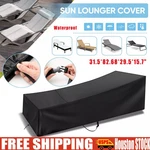 Waterproof Patio Chaise Lounge Outdoor Uv Resistant Furniture Chair Covers. Fixed Price $16.99.