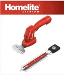 Homelite Cordless Shear/shrubber Red 4" & 8" Blades Lithium Tool-free. Fixed Price $65.00.