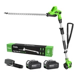 Taskstar PHT8611 Cordless Pole Hedge Trimmer 20IN Dual Action Blade. Fixed Price $259.99.