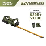 62V Brushless 25IN. Cordless Battery Push Start Hedge Trimmer With Rotating Hand. Fixed Price $278.88.