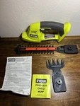 Ryobi One+ 18V Cordless Grass Shear And Shrubber Trimmer P2900BTL. Fixed Price $55.00.