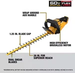 Dewalt Flexvolt 60V Cordless Brushless 26" Hedge Trimmer (tool Only) DCHT870. Fixed Price $170.00.