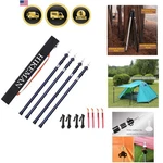 Camping Tent Poles Adjustable Telescoping Aluminum For Tarp Canopy Sun Sails. Fixed Price $121.13.
