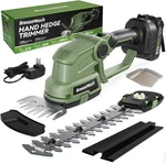 21V Hedge Trimmer Cordless With Battery And Charger, 2-IN-1 Bush. Fixed Price $69.15.