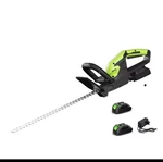 Garvee 20V Cordless Hedge Trimmer Dual-action 22" Blade Batteries Charger. Fixed Price $100.00.