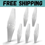 6PCS Metal Weed Eater Blades, Universal Fit Steel Cordless Grass Trimmer Replace. Fixed Price $8.02.