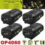 6.0 Ah For Ryobi 40V Battery Li-ion OP40602 OP4040 OP4050 Led & Us Charger. Fixed Price $38.99.