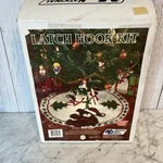 National Yarn Crafts Christmas Tree Skirt Latch Hook Kit Santas Helper 875. Fixed Price $19.99.