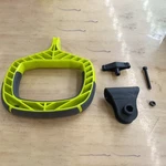 Fits Ryobi 311158001 String Trimmer Replacement Auxiliary Handle Yellow. Fixed Price $16.99.