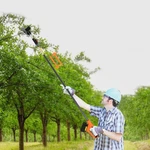 Electric Pole Saw Hedge Trimmer Lithium Battery Powered Garden Tree Trimming. Fixed Price $104.79.